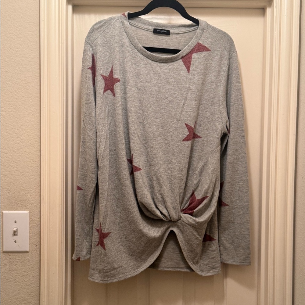 EUC Botanique Long Sleeve Tunic Size Large